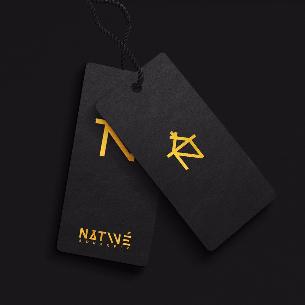 And finally some rad mockups for the Native Apparels brand!Minimalistic, clean, golden.  #brandidentity  #apparel  #logodesign