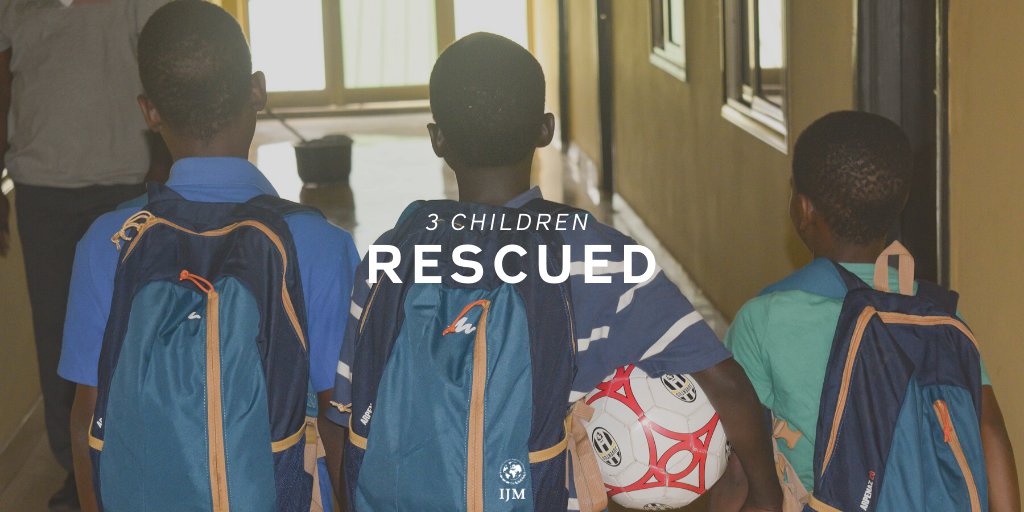 IJM's tweet image. #BREAKINGNEWS - 3 boys have been #RESCUED from slavery on Lake Volta in Ghana. IJM and partners worked diligently to rescue the young boys, ages 9, 10, and 12. Now, they are in a safe care home receiving proper medical care and education. Read more here: bit.ly/31PEymI