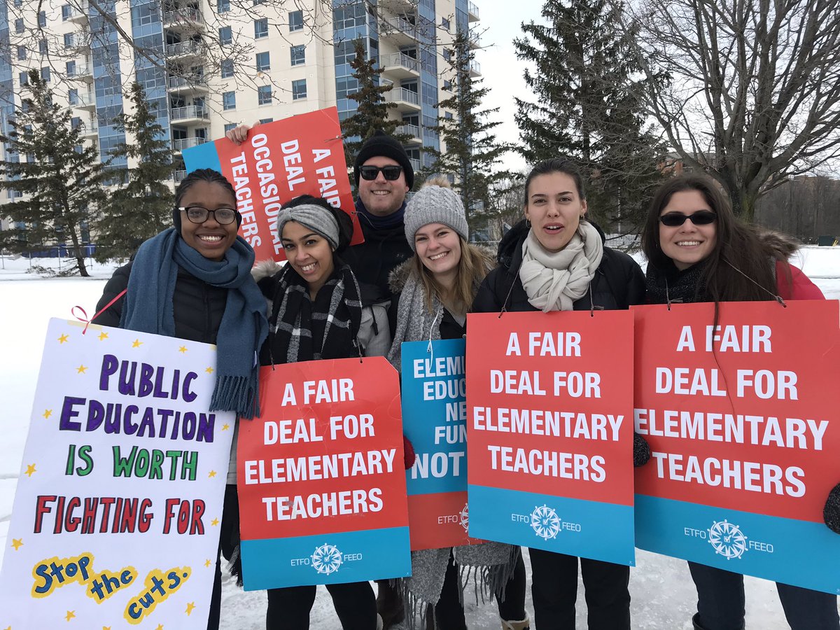 beenawon's tweet photo. Day 4 happened yesterday.
Going back out today. #ETFOstrong #ETFOpride #ETFOeducators #cutshurtkids #LimestoneLocal https://t.co/txQx11POVm