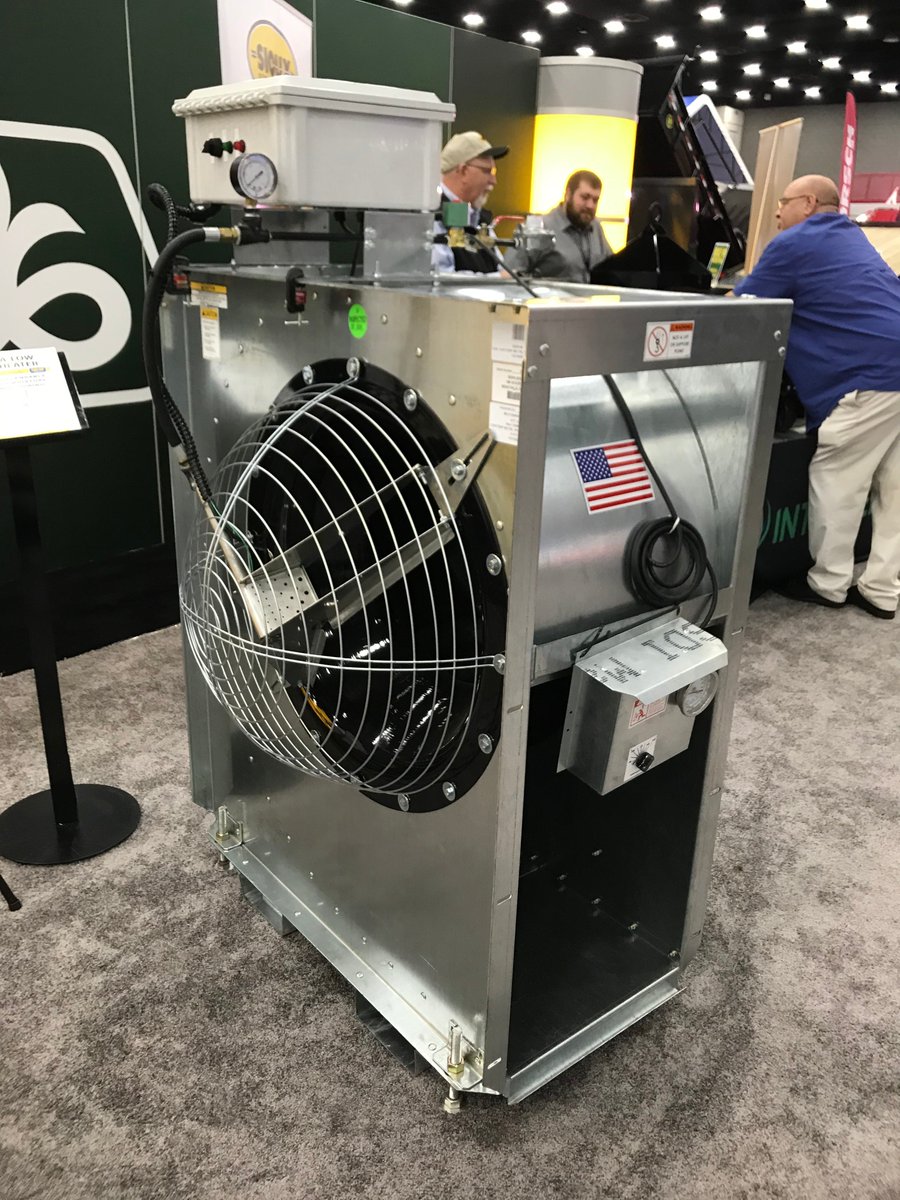 siouxsteel's tweet photo. Today is the start of the @KYNFMS! ๐ For those attending, we look forward to seeing you at our #SiouxSteel booth spaces: 8244 & 8558! We have our #NEW Ultra-Low EQM Heater & Triumph Fan on display! #UltraLowEQMHeater #TriumphFan #NFMS20 https://t.co/D1bfu1trKj