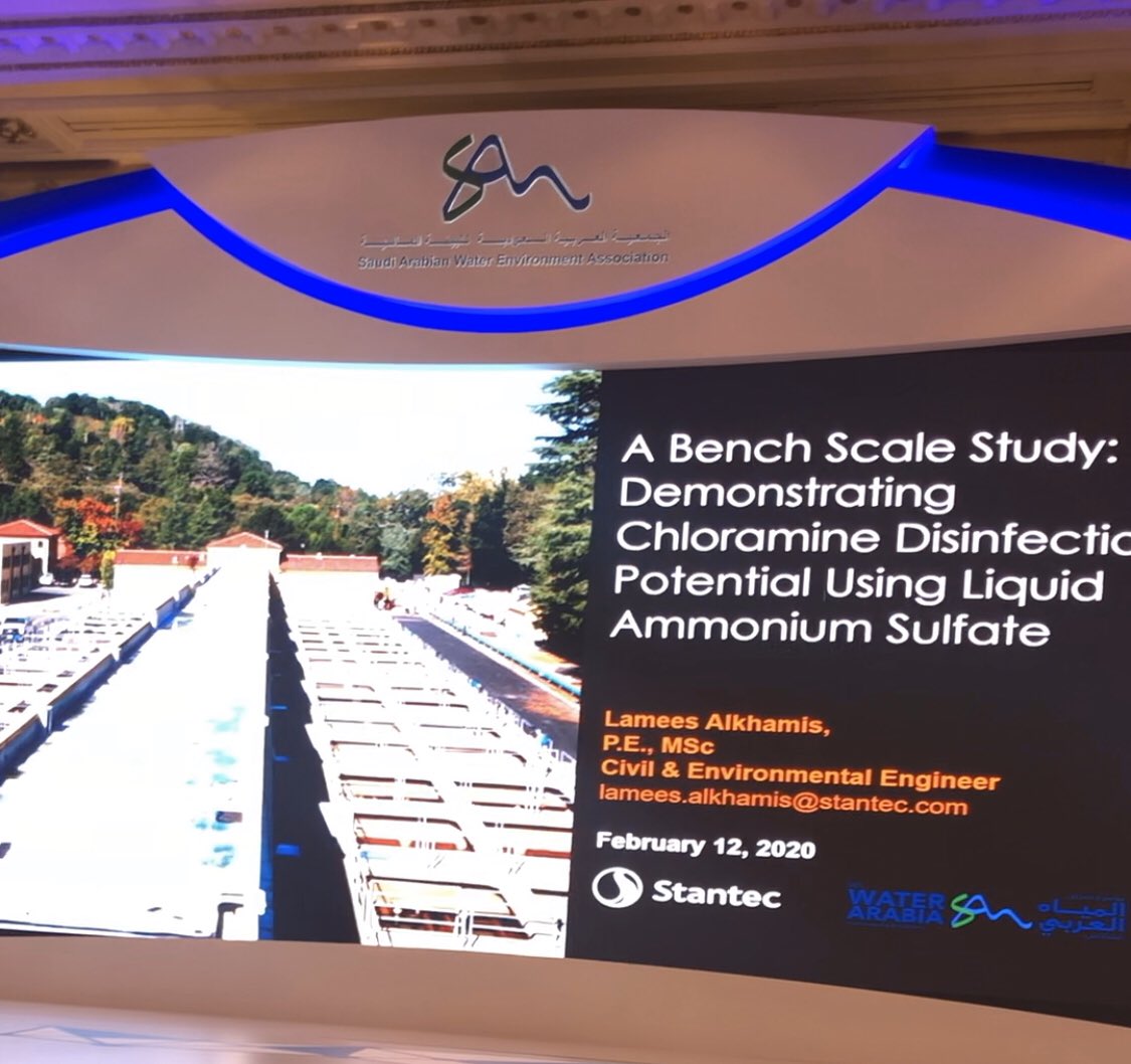 lameesThursday's tweet image. Today I had the absolute pleasure presenting at the Water Arabia Conference on a study I conducted with Stantec when I was based in Walnut Creek, California. The conference was one of a kind and the organizers did an amazing job!  
@SAWEA_info @Stantec #Stantectogether