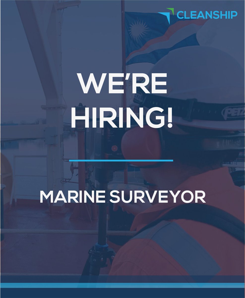 clean_ship's tweet photo. We're expanding our marine surveying team. Previous seagoing experience as an engineer, P402 land-based Asbestos Surveying or equivalent qualifications would be valuable for this role. #maritime #recruitment #3Dscanning #marinejobs https://t.co/H1V5uf2Dwy https://t.co/UDsxVweQAQ