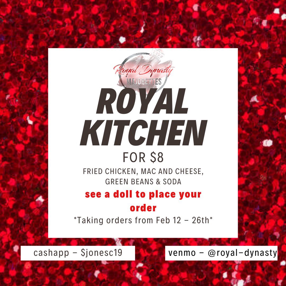 Royal Dynasty will be selling plates!! 👑👑Place your order with a doll NOW!!!🤤 We know y'all hungry 🗣
