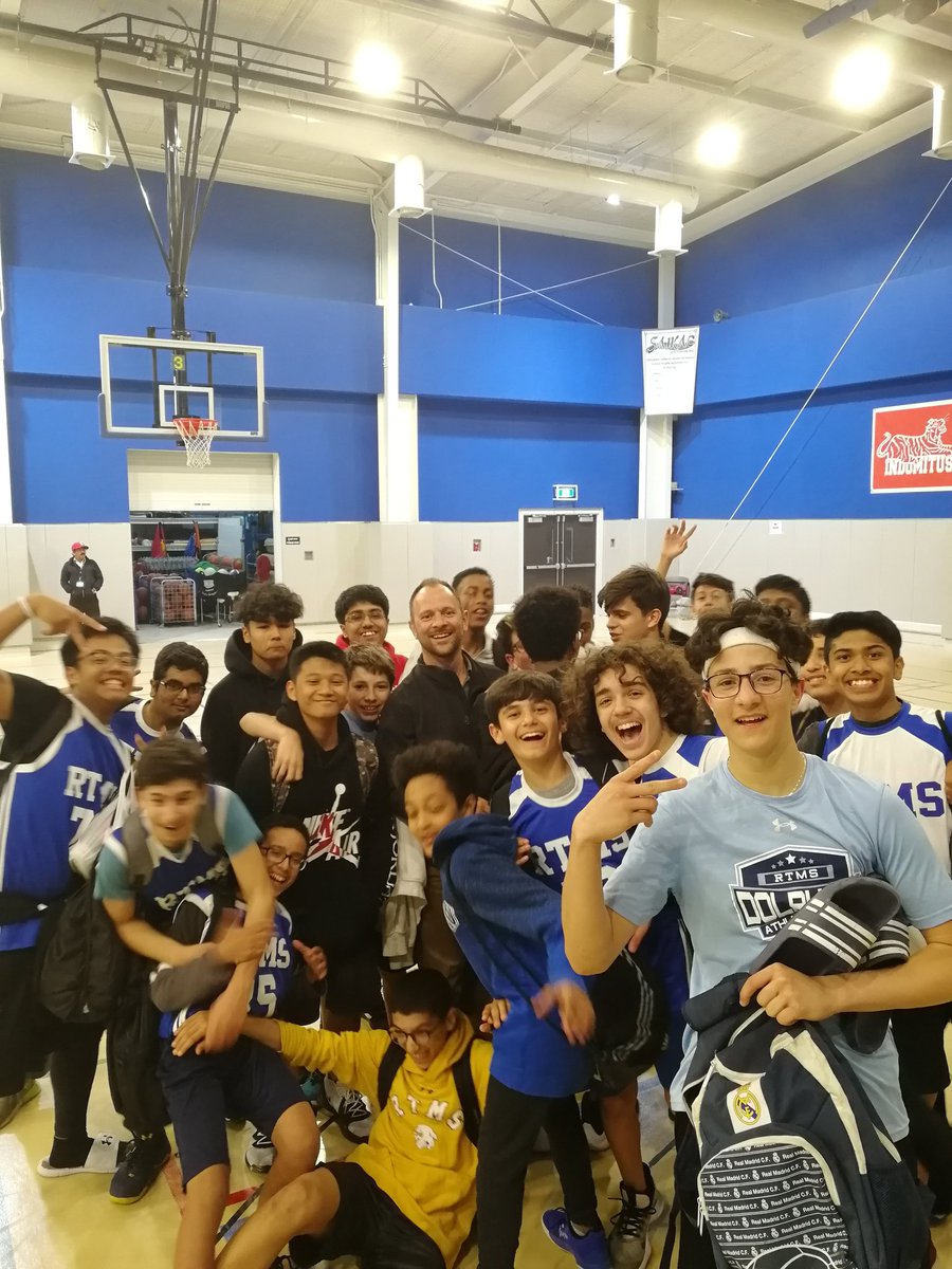VtechMr's tweet photo. A great intramural tournament. Good fun, friends and hoops. You know it was a great night when RT poses with our DHA activities director at end of night.  #dhapr1de @nehelelove @gordon_daniel_p https://t.co/QY8mGgTxB8