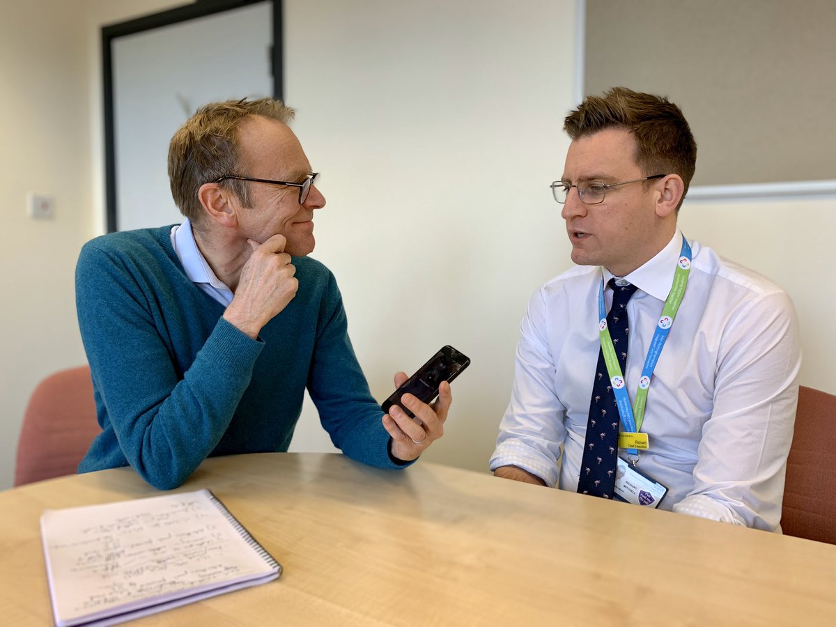 Huge thanks to @SFHFT for a fantastic visit today - great to spend time with @RMitchell_NHS @SFHTCOO @emmachallans @HoggJulie @totallytigers @RobinAJSmith @KBeadlingBarron  and we also squeezed in a quick podcast! #providersdeliver