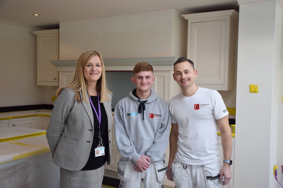 Fantastic to see Jackson is making a real impact in his trade! Read more about his #Apprenticeship progress with <a href="/Thompsondecor/">Simon Thompson</a> here: accross.ac.uk/news/painting-…