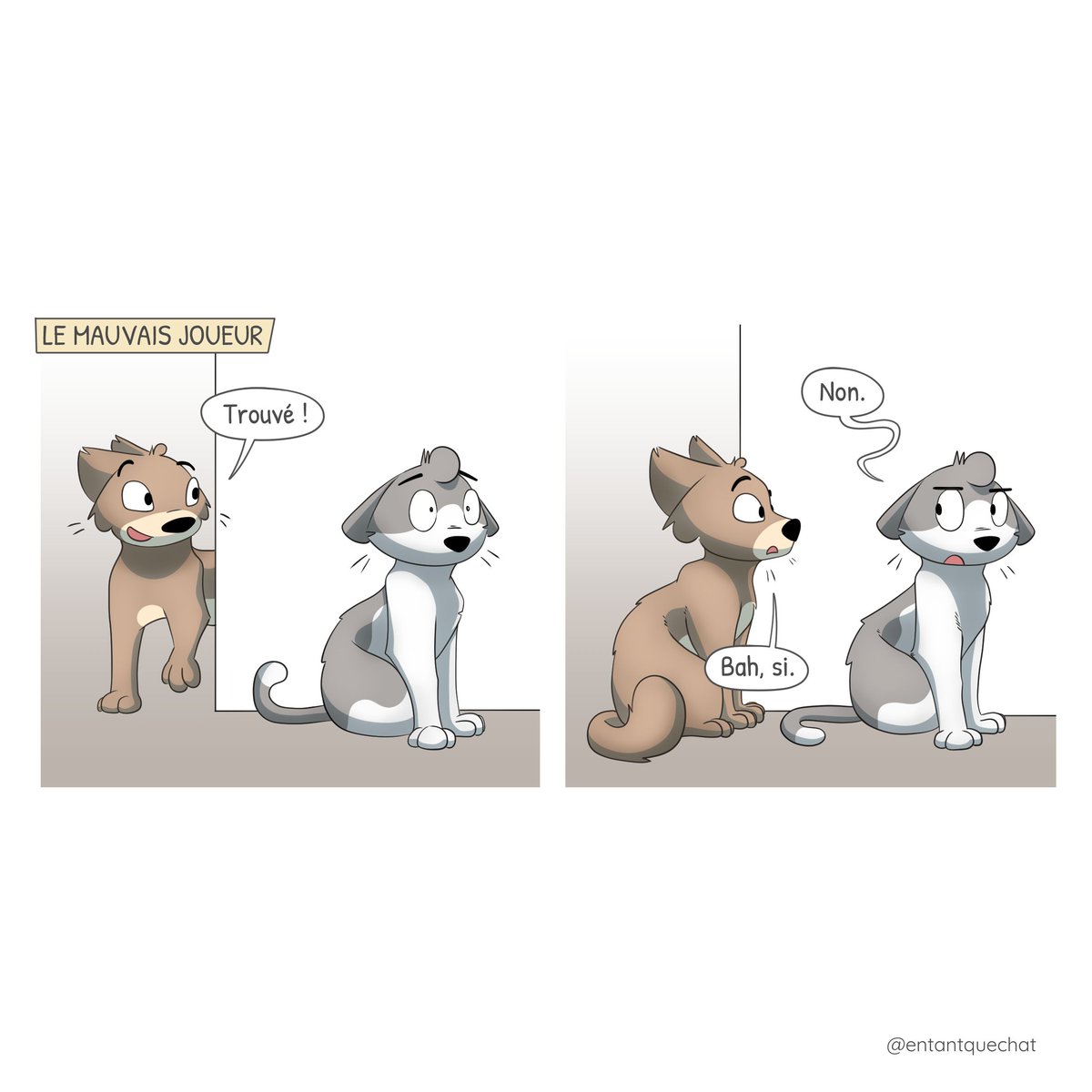 entantquechat's tweet photo. Les différentes techniques de cache-cache revisitées par les chats, première partie 😺 #bandedessinée #bandedessinee #blogbd #chats #chatons #stripbd #comicstrip #illustration #illustratrice #dessin #dessinnumerique #dessiner #cartoon #casebd #planchebd https://t.co/dKebPKV8iY