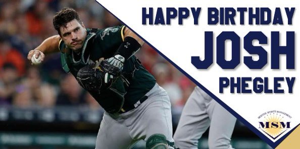 Happy Birthday to Josh Phegley, a recent addition to the family! 