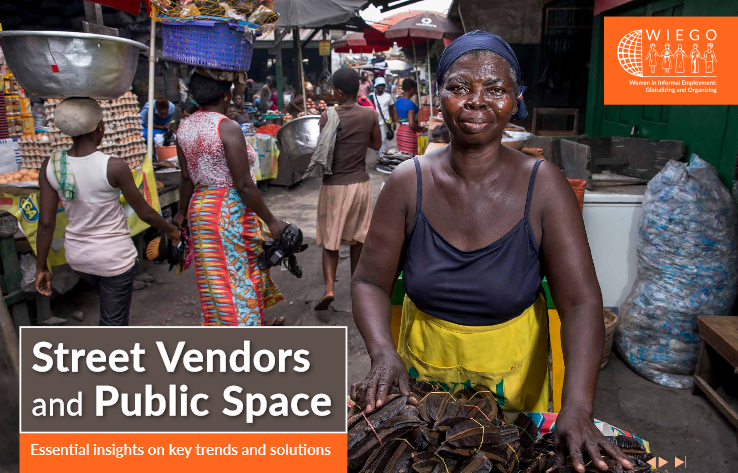 For more than 35 years, Mary Asomani has been selling her goods at the Makola Market in Accra, Ghana. Photo credit: Jonathan Torgovnik/Getty Images Reportage

This is the Cover of WIEGO's E-Book, "Street Vendors and Public Space: Essential Insights on Key Trends & Solutions"