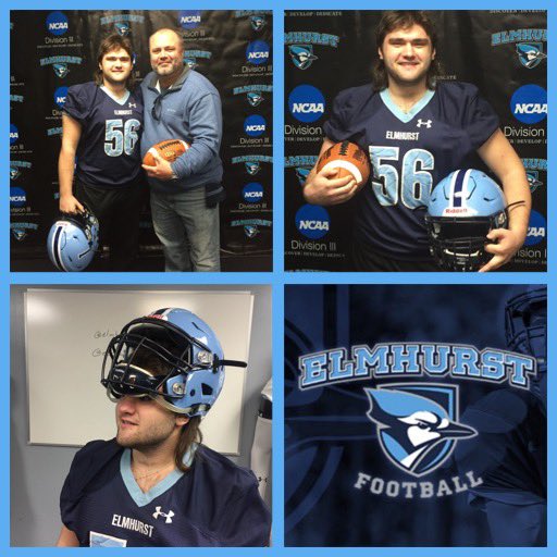 Garrick16114390's tweet photo. My dad and I had a great visit at Elmhurst College. Thank you  @eccoachmac and @ElmhurstFB  for the tour of the campus. #BlueCollar #DoMore https://t.co/82BGW5LQKa