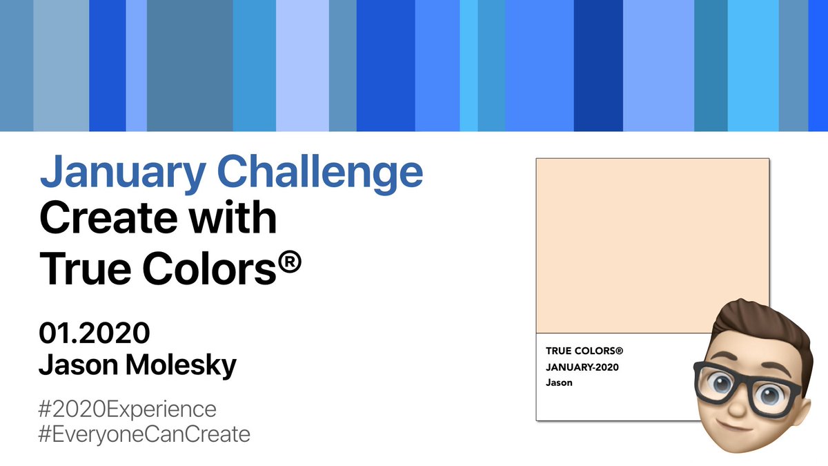 AppleHungryFool's tweet image. Challenging myself to engage more with the amazing ideas shared by the #ADEchat and #EveryoneCanCreate communities. Starting with the @meesterkurt monthly challenge.  Here’s my take on my #TrueColor from MN!❄️