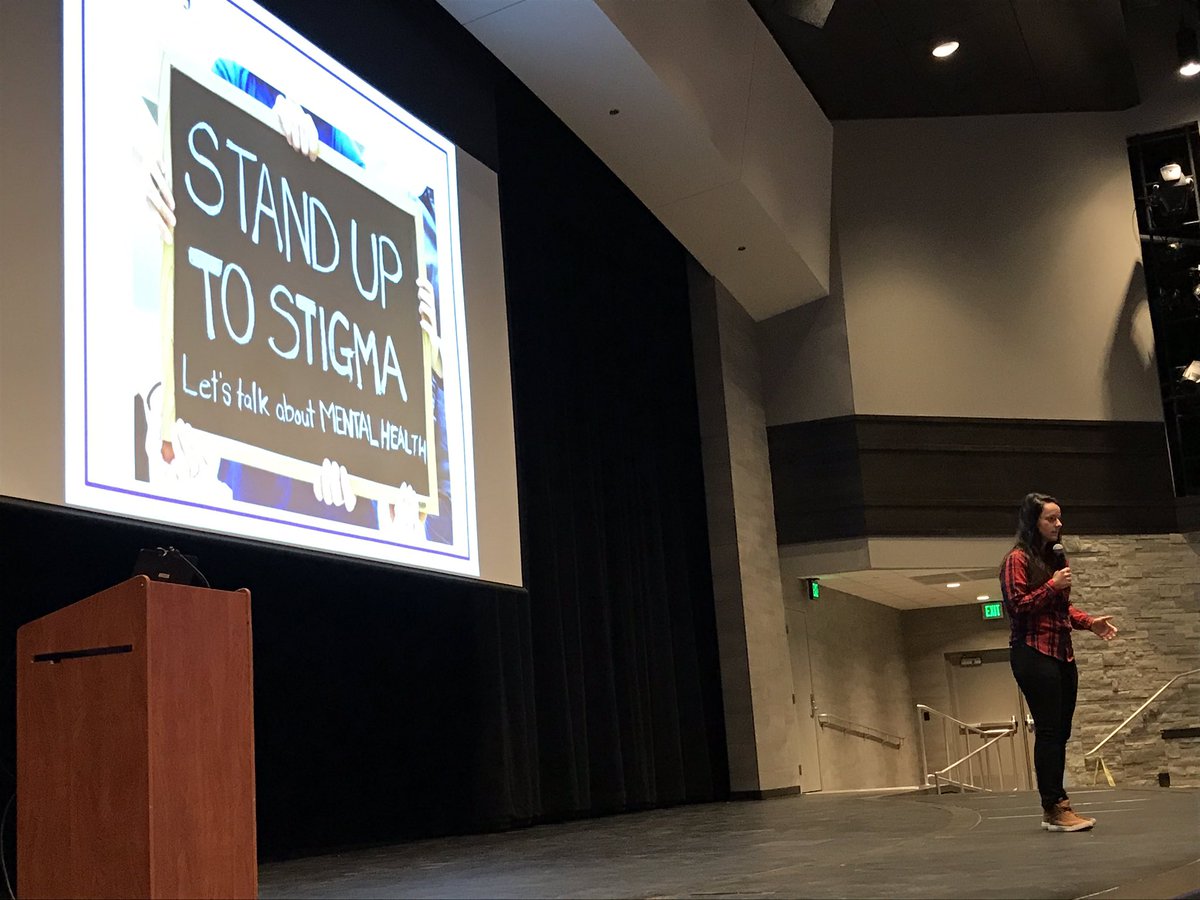 AlanFitterer's tweet photo. “It’s OKAY to NOT be OKAY” ... Kelly’s message to our Titans as she shared her message to break the mental health stigma, to seek help for oneself &amp; others, &amp; to use the many resources available! @DuckCupMemorial @MindingYourMind @TCU2905 @jeffeppen @TWetschka @Tbuthe60 https://t.co/Ae3W5ga719