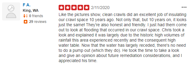 CleanCrawls's tweet image. Thank you! We are so glad that you chose to work with Clean Crawls! We use the best materials and installation methods, and that is why Clean Crawls offers a 10-year workmanship warranty on all contracted work!
#SnohomishCounty #LewisCounty #PierceCountye #Snohomish #Monroe