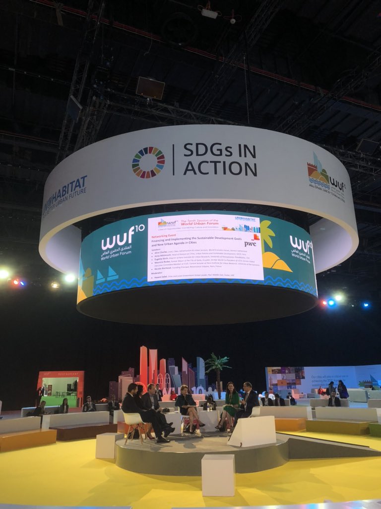 Today at #WUF10 our PwC panel discussed with <a href="/OECD/">OECD ➡️ Better Policies for Better Lives</a> <a href="/wef/">World Economic Forum</a> <a href="/alicecharles/">Alice Charles</a> the important topic of financing and implementing the #SDGs and #NUA