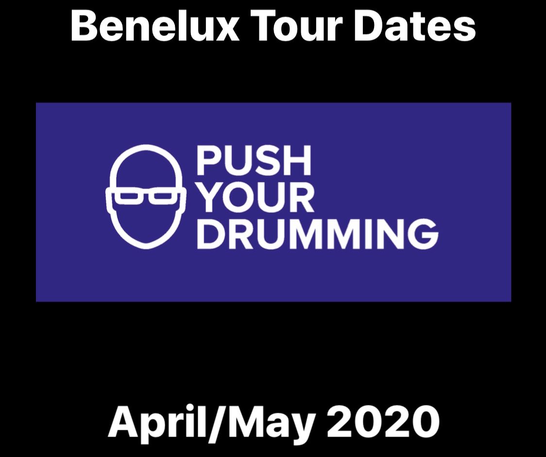 michaelschack's tweet photo. New #workshow tour in the works, particular venues/dealers are decided, starting mid April throughout #benelux countries (8 dates for starters). Hey Hollanders Γ©n Belgen, we gaan KNALLEN! Helemaal in t nieuw! #pushyourdrumming #vdrums #new #workshow https://t.co/6uEYGRSYs8