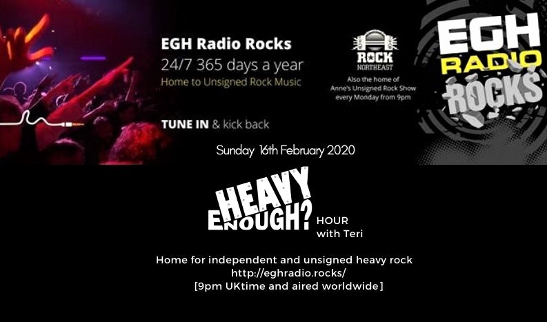 MusicMattersTee's tweet image. This Sunday 16/02 #HeavyEnough?Hour @EGHRocks #radio playing awesome new music from-
@Take_FlightUK 
Forlorn
@ithemapmaker 
@AfterfallMx 
Cabal
@augustburnsred
+more

#TuneIn
⇒eghradio.rocks/player_stream/
#NewMusicAlert #ListenHere #EGHRocks