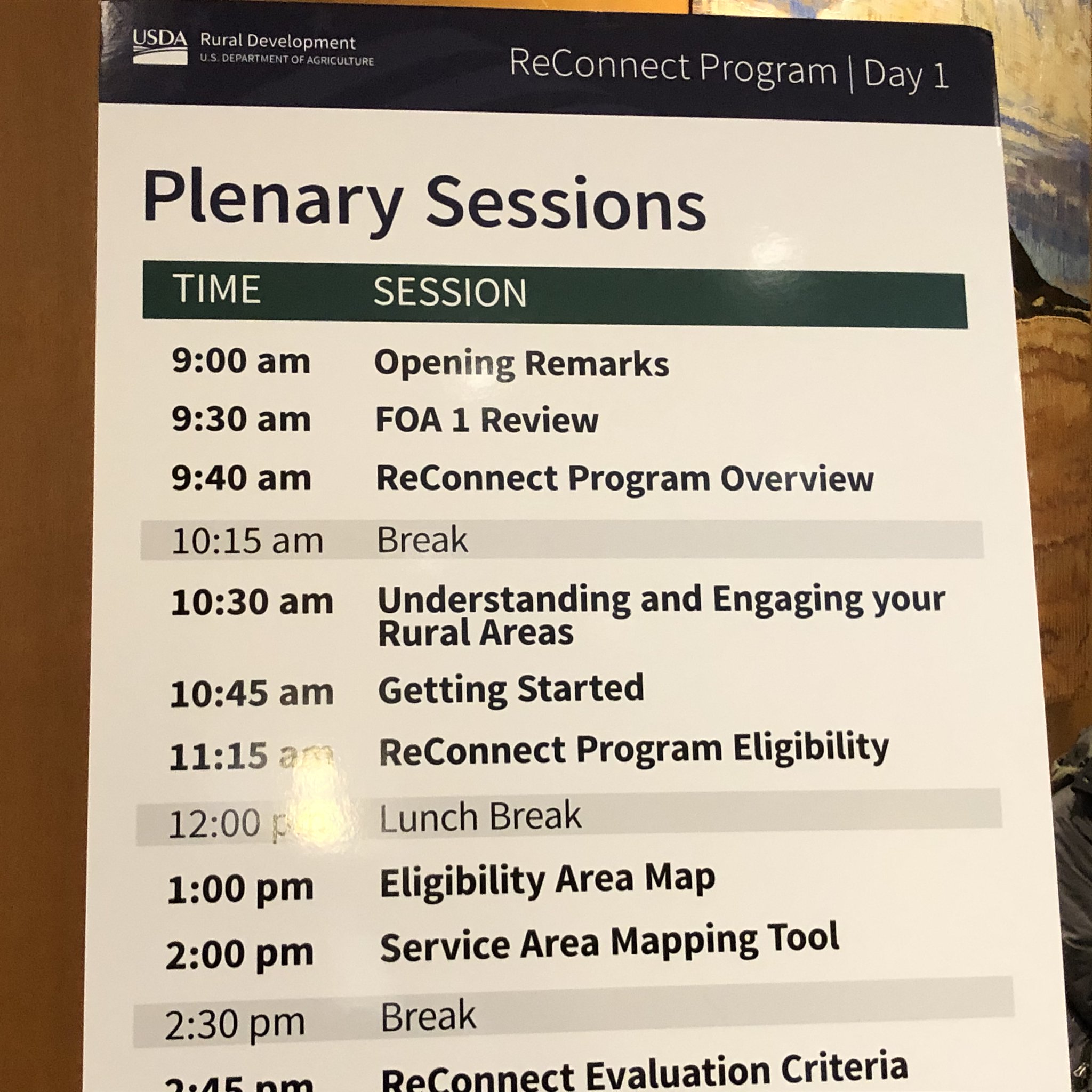 Rural Development Colorado on Twitter "Day 1 is underway USDA 