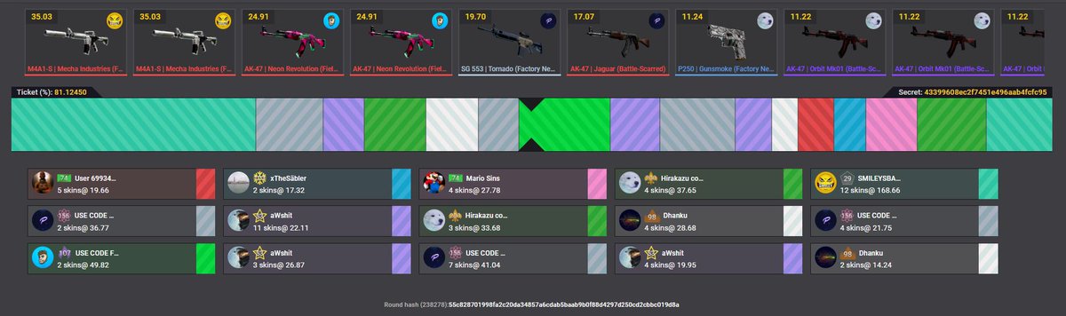 🔥 10 x 10$ Giveaway 🔥

10 users will win 10$ site balance each. 🎁

▶️Retweet this tweet
▶️Log in on EZRage.com and write "#100Giveaway" in the chat
▶️Comment your Steam64ID

Rolling in 1 hour, good luck! 🍀