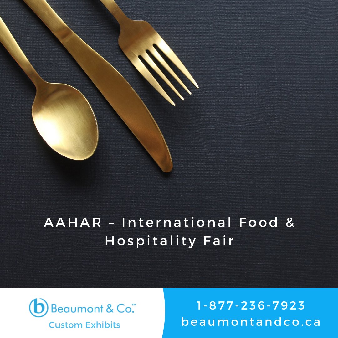 AAHAR – International Food &amp; Hospitality Fair is one of the most comprehensive food industry and hospitality sector related trade shows in India. Call us for your trade show display needs!

#experientialmarketing #exhibitrentals #eventmarketing #tradeshowdisplays #aahar #india