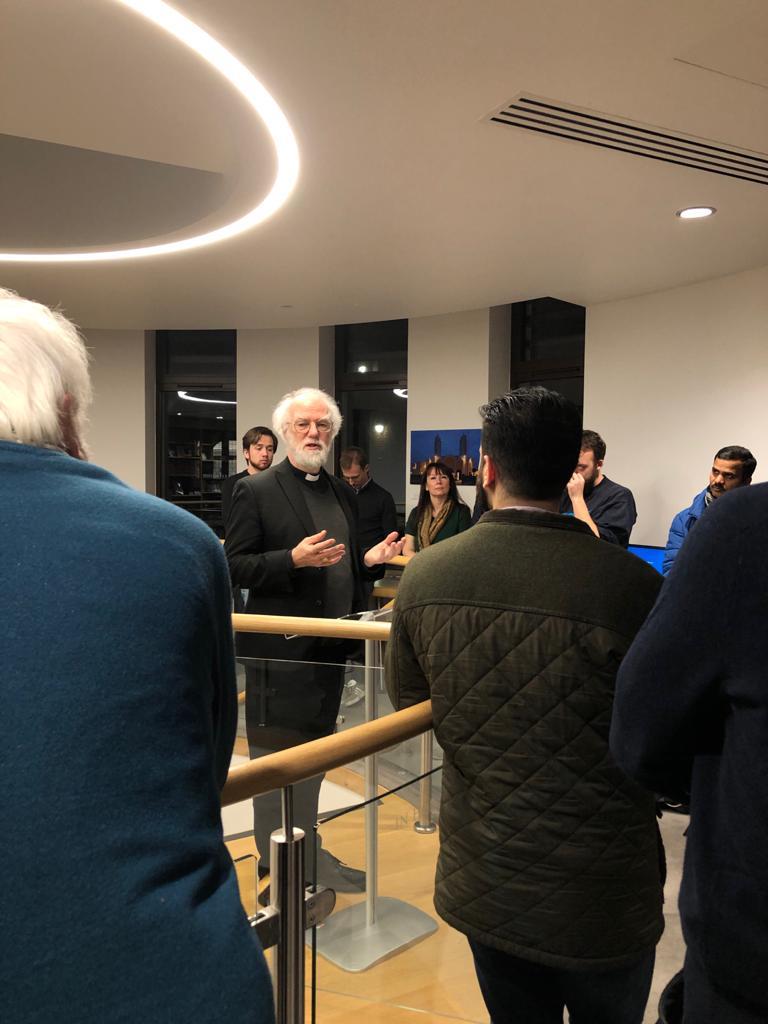 On Monday 10 February 2020, Dr Rowan Williams, Master of Magdalene College & former Archbishop of Canterbury, opened @Woolf_Institute's new photographic exhibition, #Churches as #Spaces of #Encounter and #Challenge.
Details at https://www.woolf.cam.ac.uk/whats-on/news/new-photographic-exhibition-churches-as-spaces-of-encounter-and-challenge …