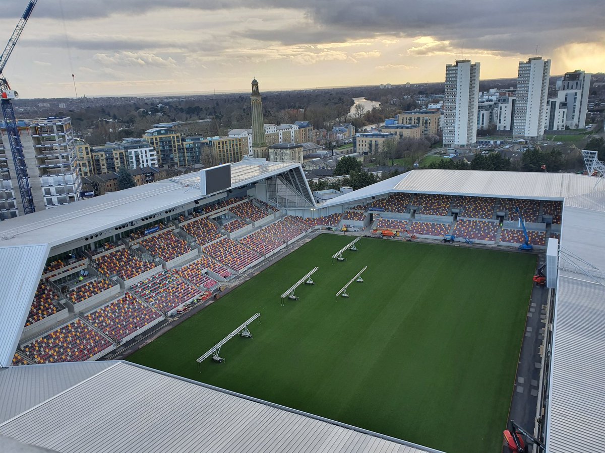 AgboRich's tweet photo. Top view of Brentford Football Stadium https://t.co/NS2yN9XrvB