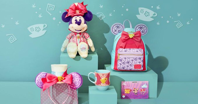 A preview of the March collection for Minnie Mouse: The Main Attraction. The collection features Mad Tea Party. 