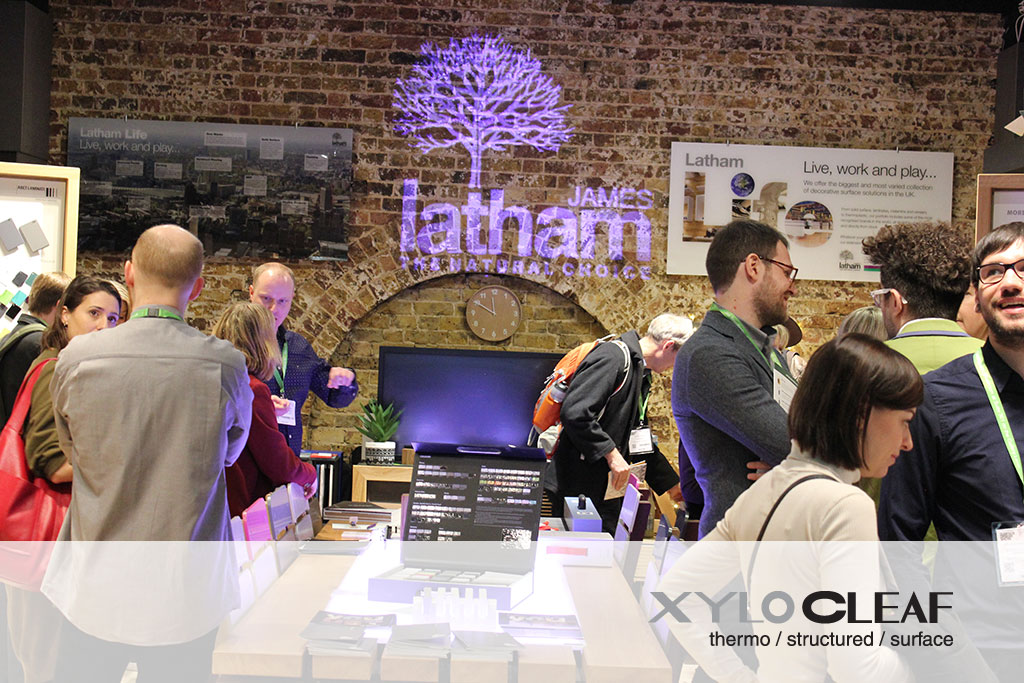 XyloSurfaces's tweet photo. Great to see our friends and distributors of XyloCleaf @lathamsltd at the Surface Design Show @surfacethinking 

#xylocleaf #interiordesign #decorativepanels #architecture #furnituredesign https://t.co/XIATzPVU4u