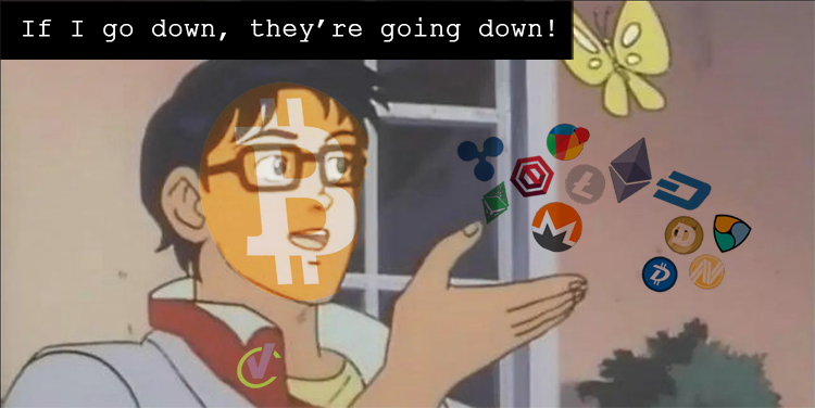 vantagecode's tweet photo. @Bitcoin its true, When #BTC sneezes, the rest of the market has #Coronavirus  Come watch the market action @coinbvm https://t.co/R0XyxEyEPt https://t.co/SROEvdW0tK
