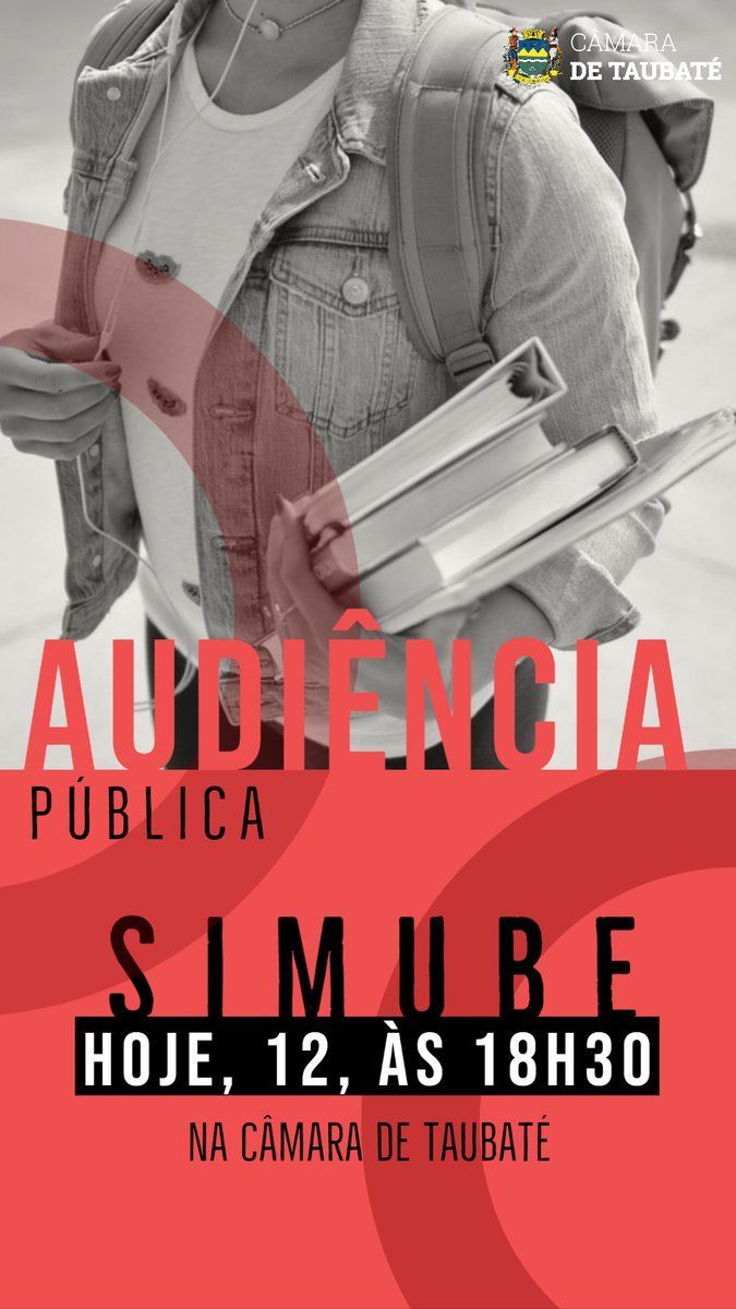 camarataubate's tweet image. Vamos falar sobre Simube? Pois é, o Sistema Municipal de Bolsas de Estudo vai ser tema da audiência que começa agora por aqui.

A gente transmite ao vivo pela TV Câmara Taubaté, também no Youtube e Facebook. 

#CamaraTaubate #Simube #Bolsas #Estudo #Audiencia