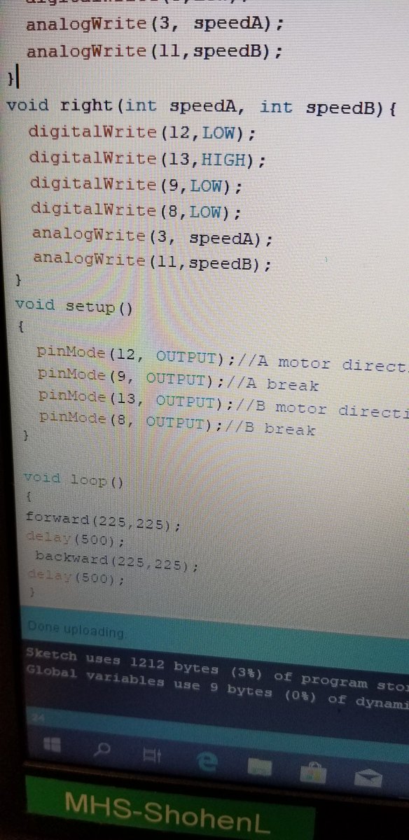 Shohentell's tweet image. Robotics and Engineering 1 are learning #userdefinedfunctions
