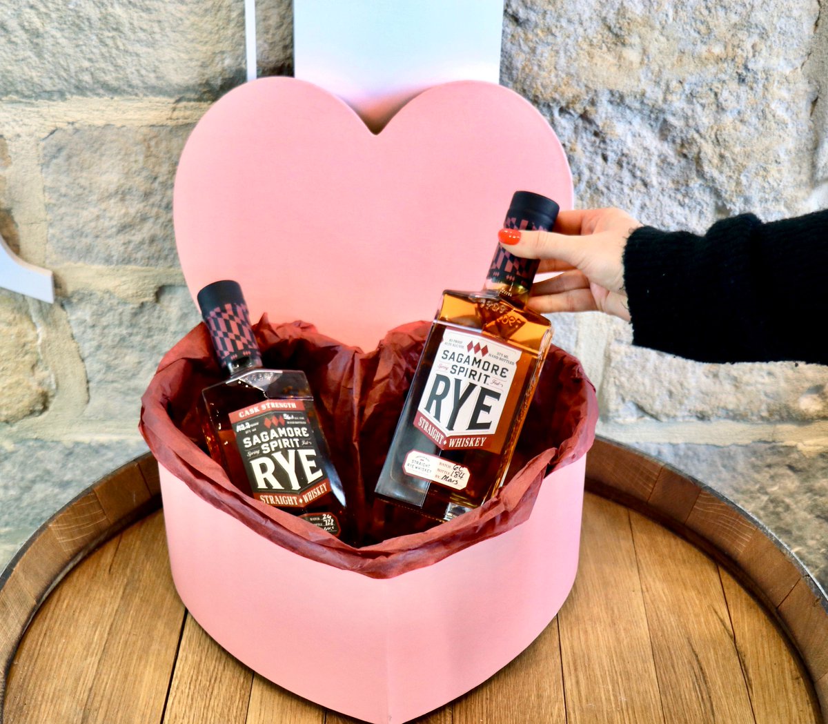 Nothing says Rye Love You 💕like a box of whiskey 🥃😘#ValentinesDay