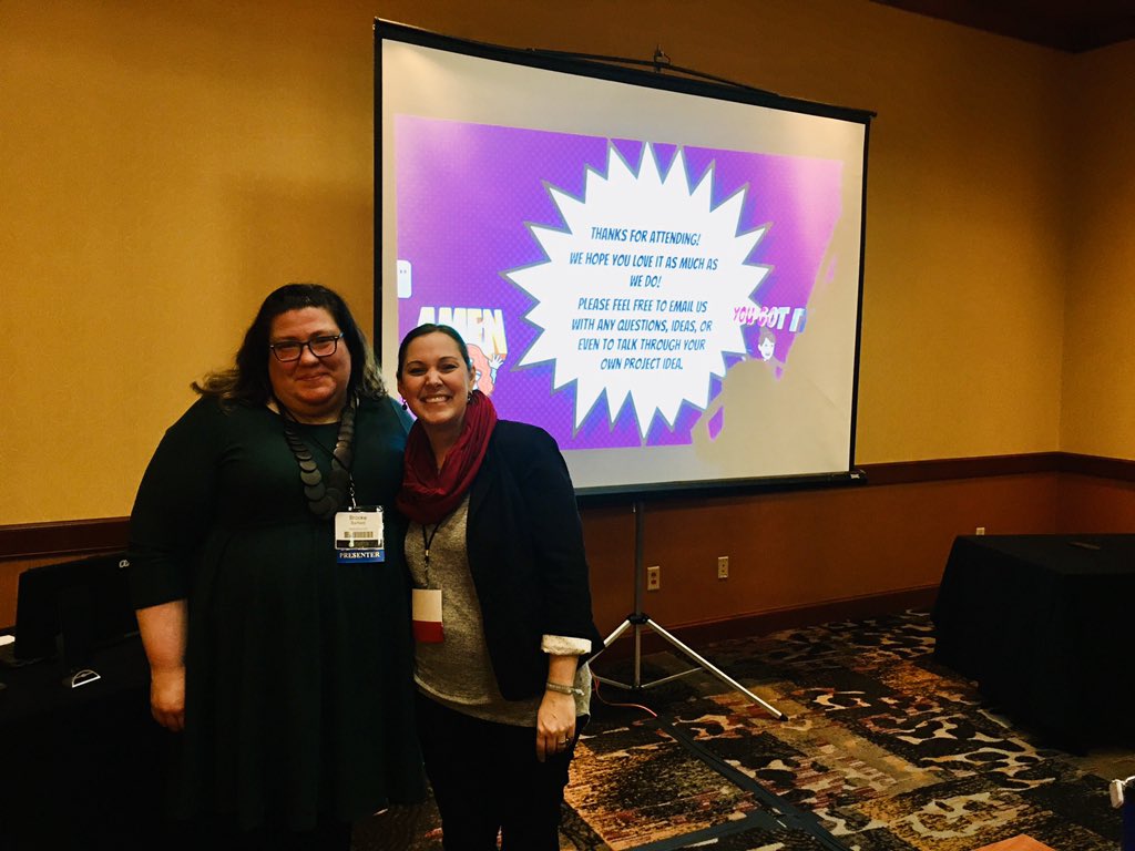 Presenting @ #METC20 with Laura Leyes-Woods on using Google Drawing in any classroom. We were so happy to see friendly faces in audience: <a href="/ShellyVogler/">Shelly Vogler</a> <a href="/mdirksen/">Michelle Dirksen</a> and Liz Murphy!