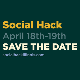 DFAillinois's tweet photo. We're excited to announce...*drumroll*...  SOCIAL HACK 2020!! DFA Illinois is hosting a conference that focuses on how we can approach climate change from a human centered perspective. Check it out: https://t.co/gcUXUXiwiK https://t.co/TYtVZt3fZV