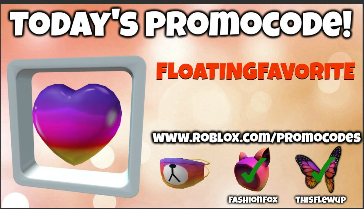 Lily On Twitter Enter The Code Floatingfavorite At Https T Co Rvfpzt2hjp To Receive Your Free Hoverheart Roblox Congrats Roblox On Getting 1m Instagram Followers Https T Co X8gx3qemdl - roblox instagram promo codes 2020