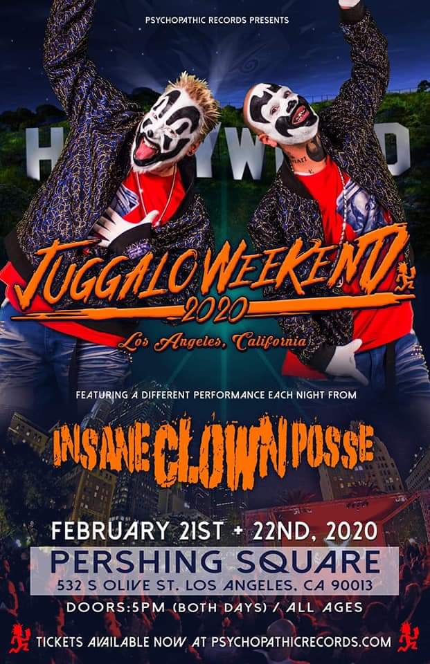 Don't miss out on Juggalo Weekend next week! Get your tickets now! PsychopathicRecords.com/touricp