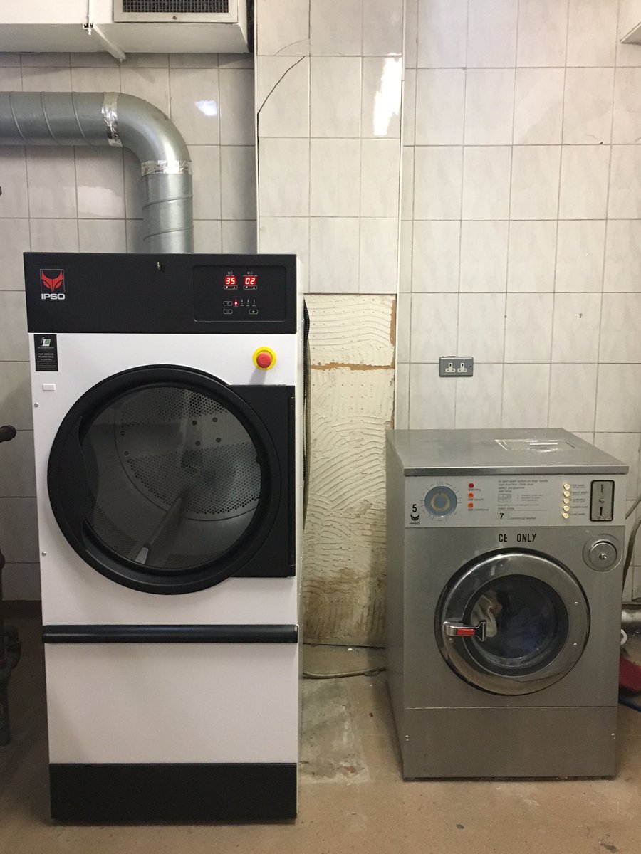 A new Ipso DR 30 dryer fitted today and beside it is a Ipso washing machine still working well after 25 years. Quality equipment from Ipso.
#laundry #hotel #hotels #washing #Dryers #Ipso