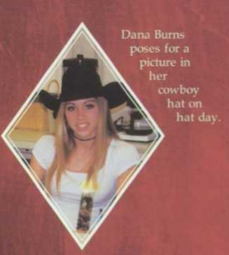 Adding that Burns went to Harding High School in Marion Ohio. A few pictures from the 2003 yearbook.
