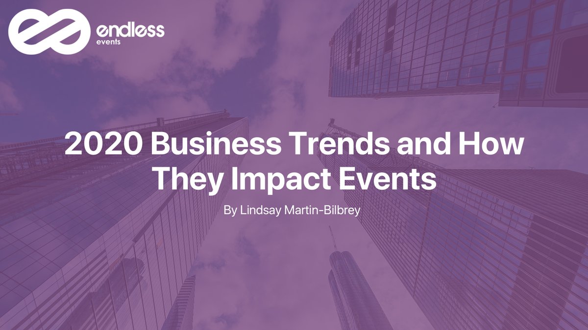 TheHalseyGroup's tweet photo. Check this out! Here is a great podcast from Endless Events by Lindsay Martin-Bilbrey, on the 2020 business trends and how they impact events.

Link to the article: https://t.co/bmZL9zJAxy

#corporateevents #eventdesign #meetingplanning #eventprofs #meetingprofs #eventplanners https://t.co/vOAkKTvxtt