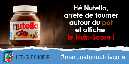 Hé <a href="/NutellaFR/">Nutella France</a> ! Quand est-ce que tu #marquetonnutriscore ?
#Ferrero #Nutella <a href="/FerreroFr/">Ferrero en France</a>