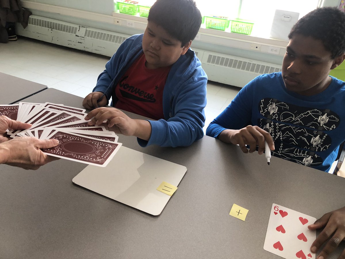 Mrs_James5's tweet image. Addition using playing cards 😎 #coolmath