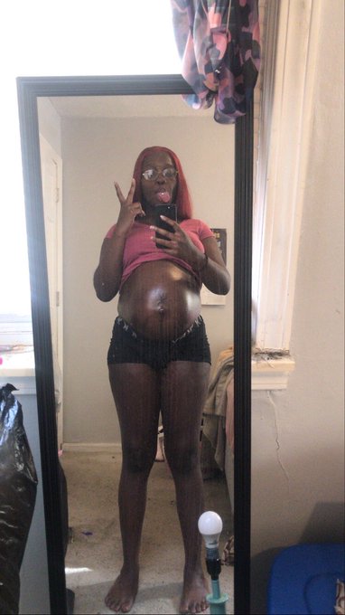 1 pic. Me just being a normal person lol pics from yesterday but look how huge! #36weeks and ready to