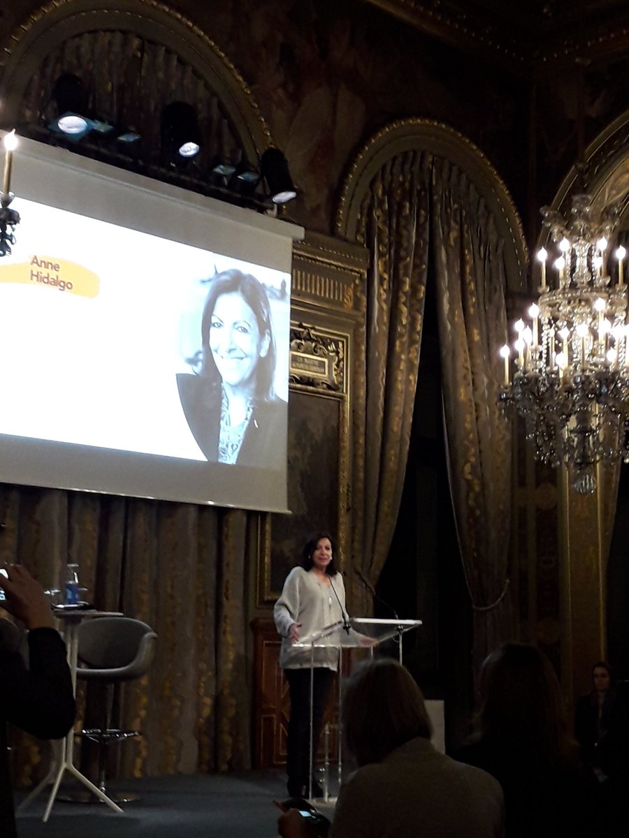 AMasson1963's tweet photo. @Anne_Hidalgo ouvre la présentation du Deuxième Baromètre @AutreCercle @ifop https://t.co/l8otKOTvIo