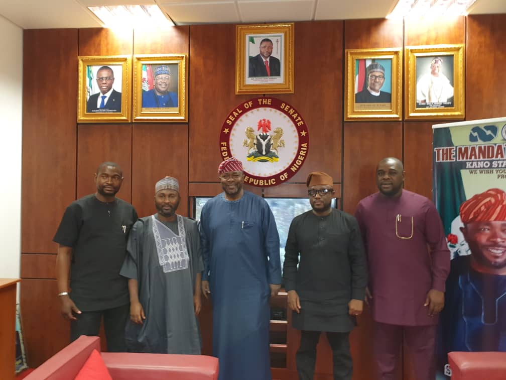 IamJimiBenson's tweet photo. With Dr Tunde Osinowo, Chairman House Committee on Works, Rep. Abubakar Kabir Abubakar (Bishi Federal Constituency), Senator Bayo Osinowo (Lagos East Senatorial District), Myself, Mayor Dele Oshinowo Executive Chairman, Agboyi-Ketu, LCDA at the Senate Building earlier today. https://t.co/GM4k9cDeLy