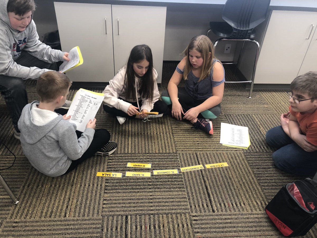 SpiceySpanish's tweet photo. Learning about La Casa in Spanish.  #trailblazeon https://t.co/m4LVLOkpCJ