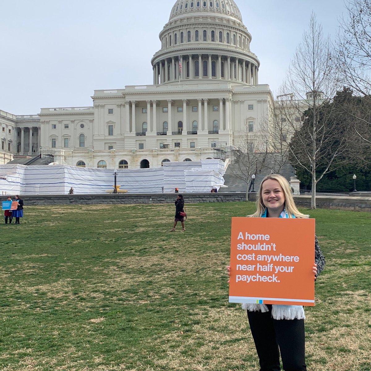A home shouldn’t cost anywhere near half your paycheck. Advocates don’t have to be in DC to join #habitatonthehill’s #virtualhillday! You can take action from home: bit.ly/habitathillday #costofhome <a href="/HabitatWake/">Habitat for Humanity of Wake County</a>