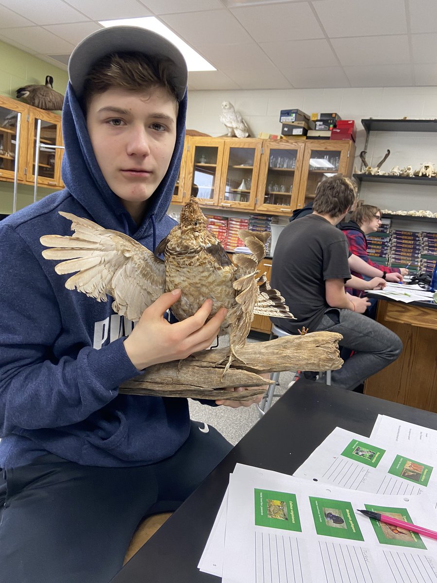 Bird calls today in Ecology!!!! <a href="/MarcusFCCHEM/">Marcus Wahleithner</a> #sandcountyalmanac