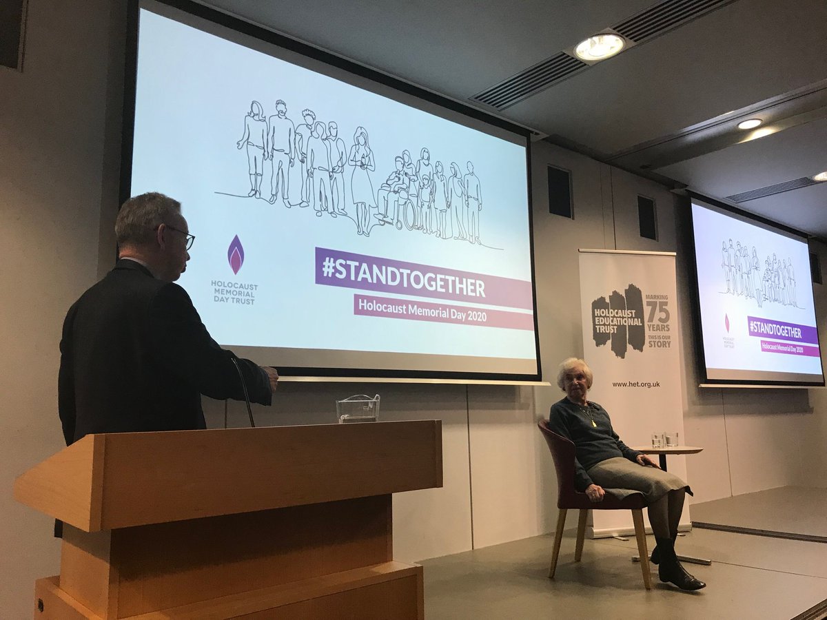 CSJewishNet's tweet image. An honour to host Holocaust Survivor Renee Salt BEM today, as part of a wider series of events to commemorate #HMD2020. Events across government included hosting Bosnian genocide survivor Safet Vukalic, and @DerekNiemann and @nolorelmini. @HMD_UK @HolocaustUK