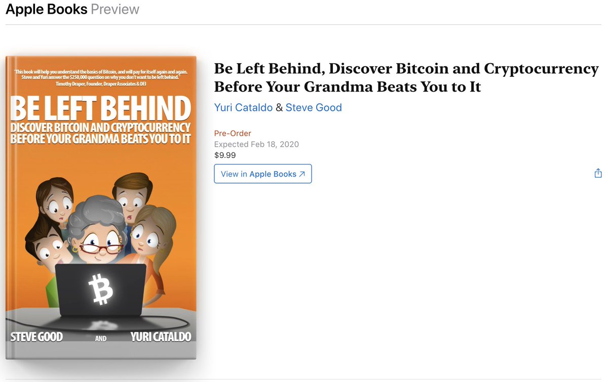 SteveGoodCEO's tweet image. Wow, thank you @AppleBooks! You can pick up your copy of our book #beleftbehind here! books.apple.com/us/book/id1498…