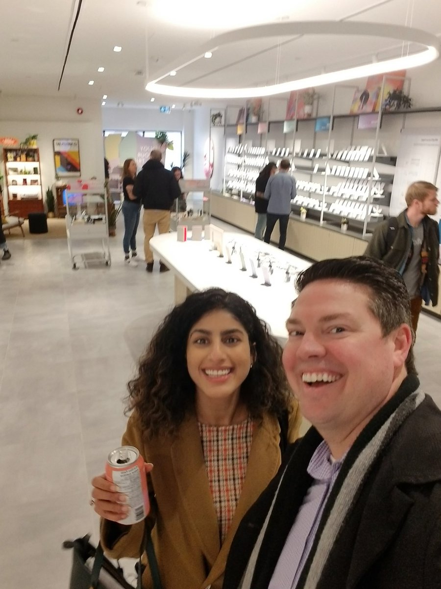 Brink's Canada's Ana Prakash - National Business Development Manager with Peter Wildbore - Sr. Director Strategic Development   attending the grand opening of Tokyo Smoke on Bloor Street in Toronto ON. 
Logistics is a Joint Effort. Congratulations!  <a href="/tokyo_smoke/">Tokyo Smoke</a>
<a href="/CanopyGrowth/">Canopy Growth</a>