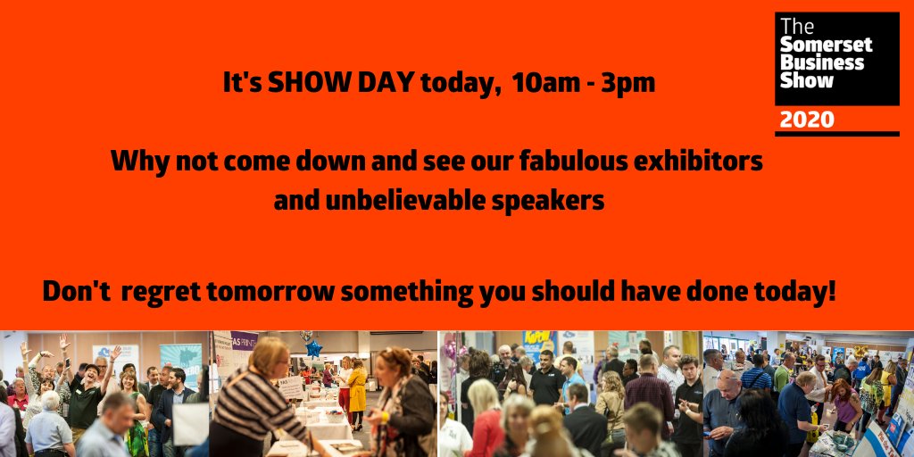 It's today! Will we see you at Woodlands Castle today? 10am to 3pm. Great line up of speakers, networking opportunities, exhibitors and more. It's not too late to get down here! #fomo #business #lovesomerset #networking